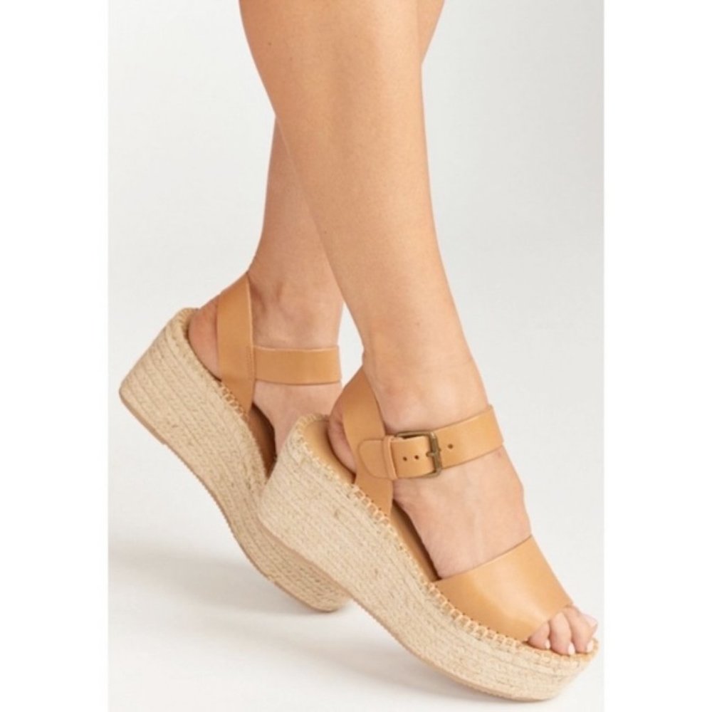Soludos Minorca wedge High Platform Sandals size 7